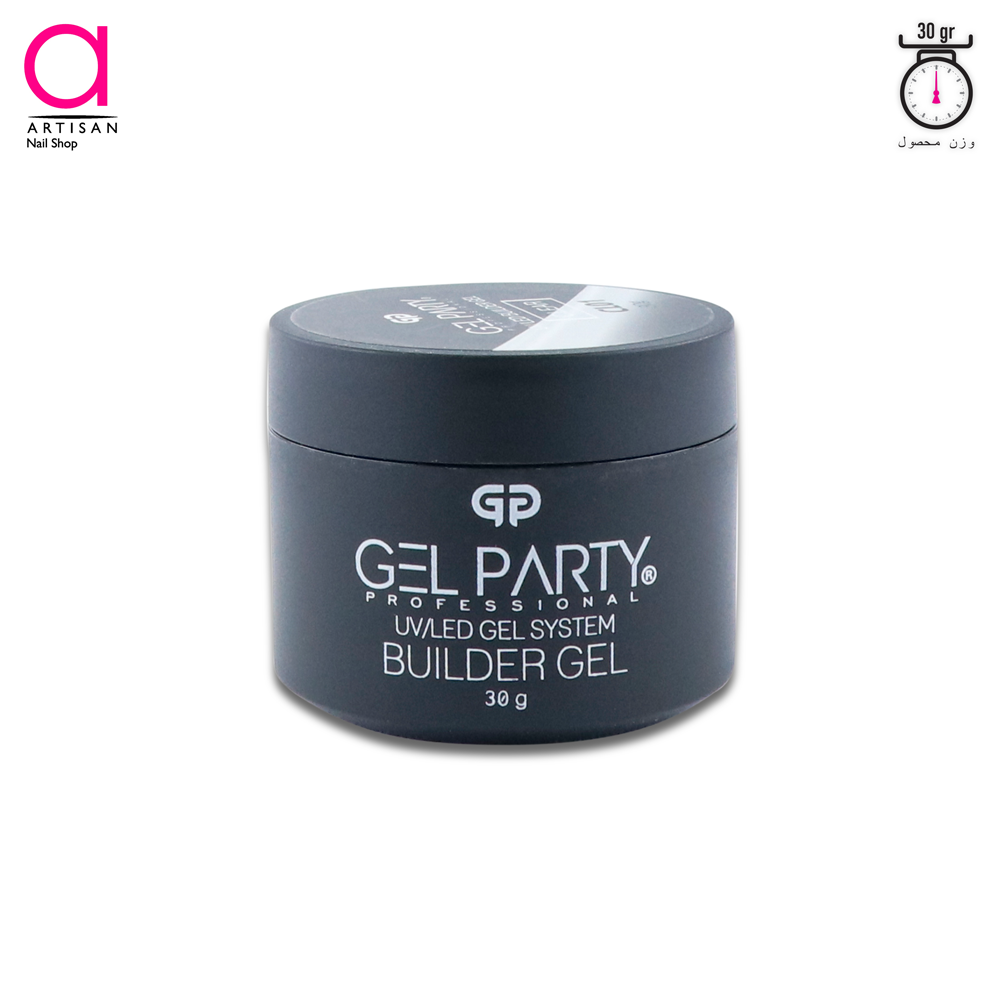 تصویر  بیلدر ژل (سافت) کاشت ناخن شاینی کلییر ژل پارتی Gel party