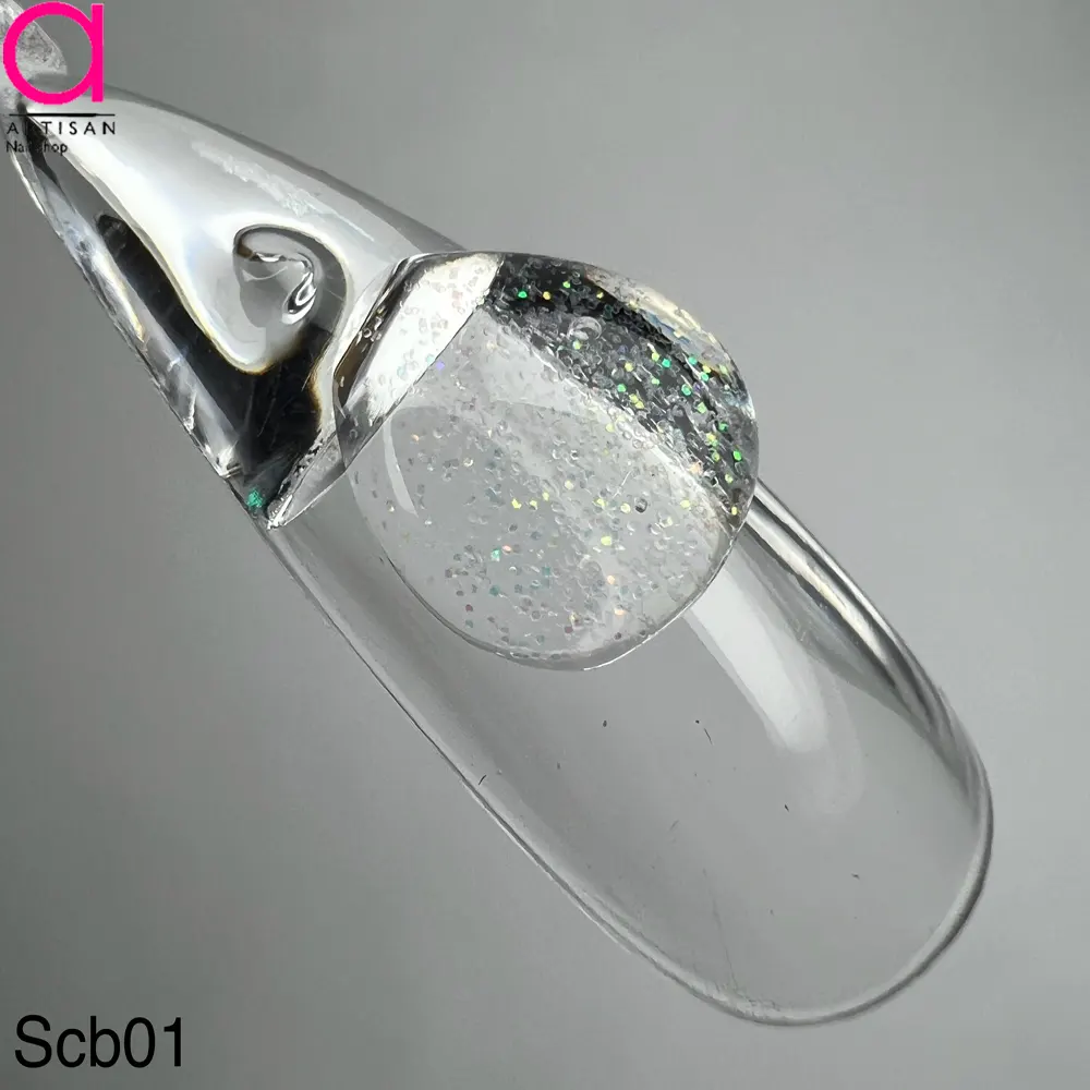 تصویر  رابر بیس (لمینت) کاشت ناخن crystal baby (SCB01) ژل پارتی GEL PARTY