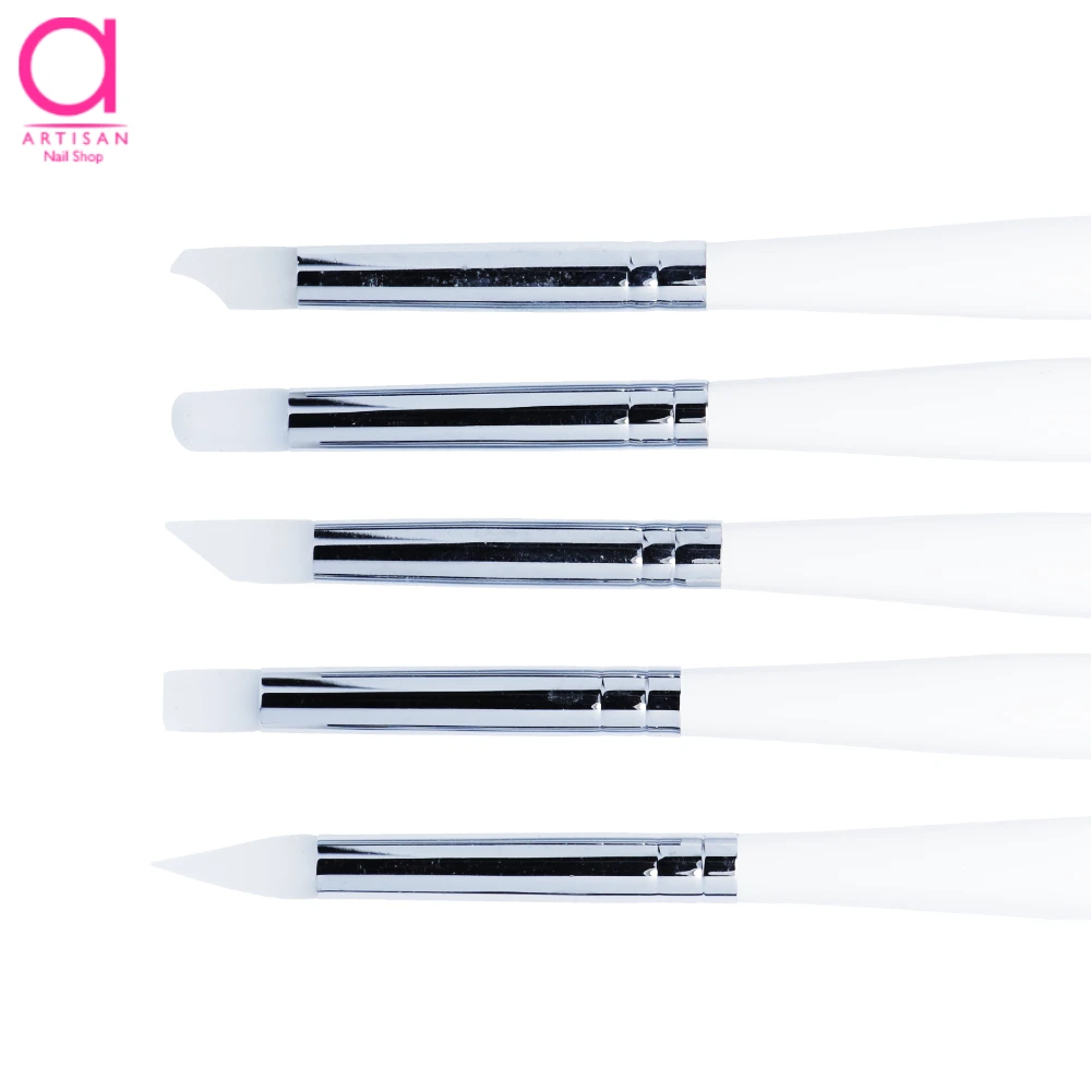 تصویر  قلم طراحی ناخن دو سر داتینگ و سیلیکونی اکلیسی Eclissi