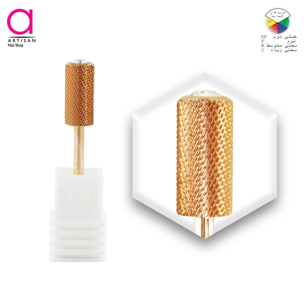 تصویر  سر سوهان الماسه ناخن استوانه ای نگین دار (نرم) ویلسون WIILSON