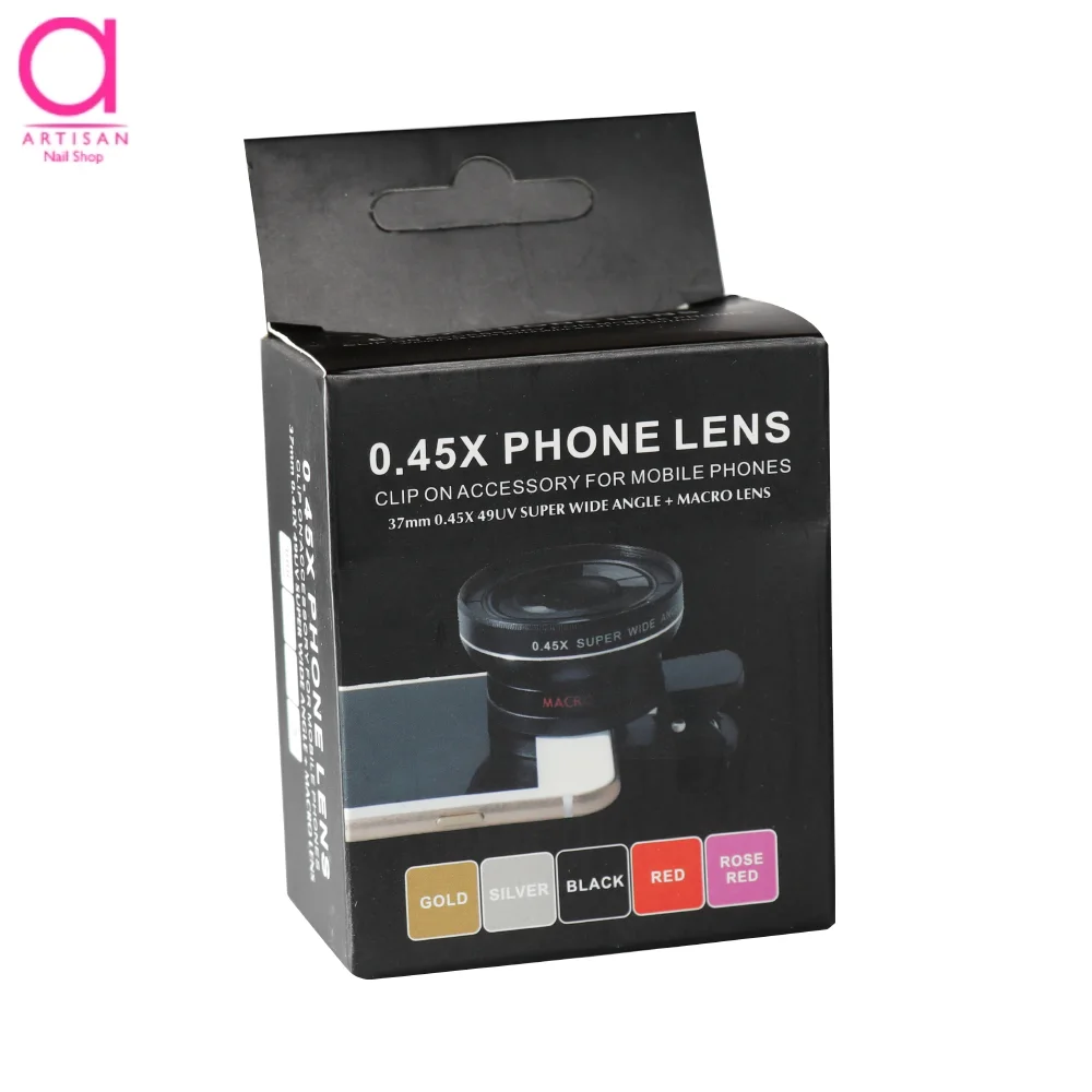 تصویر  لنز عکاسی ماکرو موبایل ( کلیپسی ) 0.45X phone lens