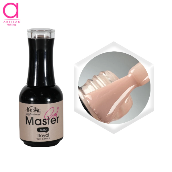 تصویر  لاک ژل بیس 15 میل کد R080 مسترژل Master Gel