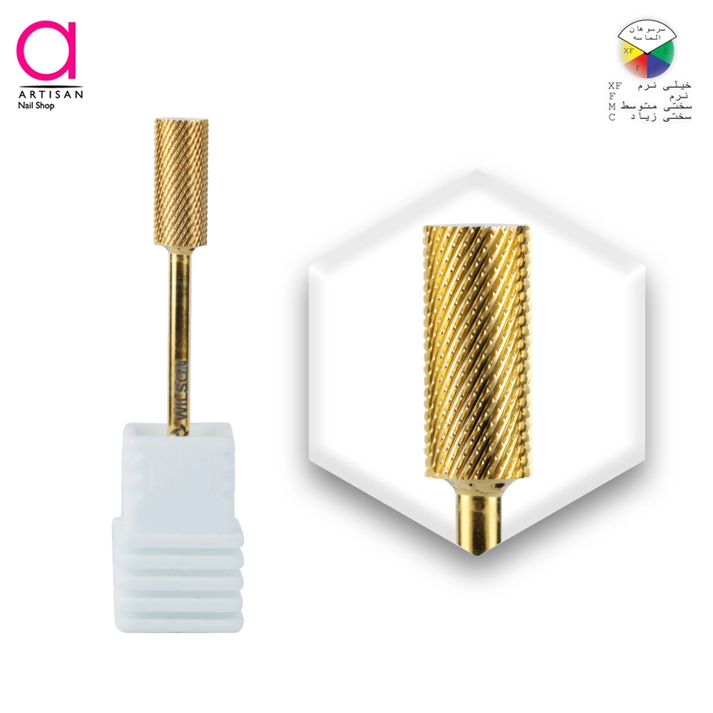 تصویر  سر سوهان الماسه ناخن استوانه ای باریکF ویلسون WILSON