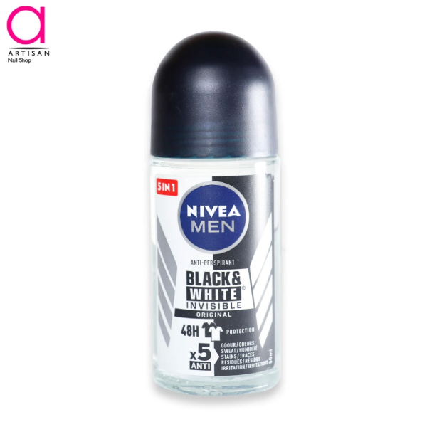 تصویر  مام رول ضد تعریق مردانه نیوا Nivea مدل Black & White