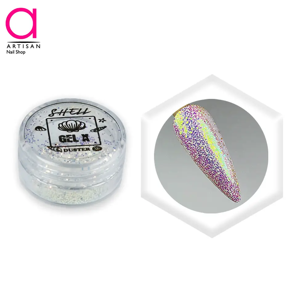 تصویر  پودر داستر کاشت ناخن کد 1 ژل ایکس GEL X