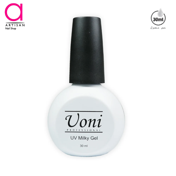 تصویر  لاک ژل بیس شیری 30 میل یونی Uoni