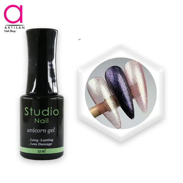 تصویر  لاک ژل یونیکورن کد 2 استودیو Studio