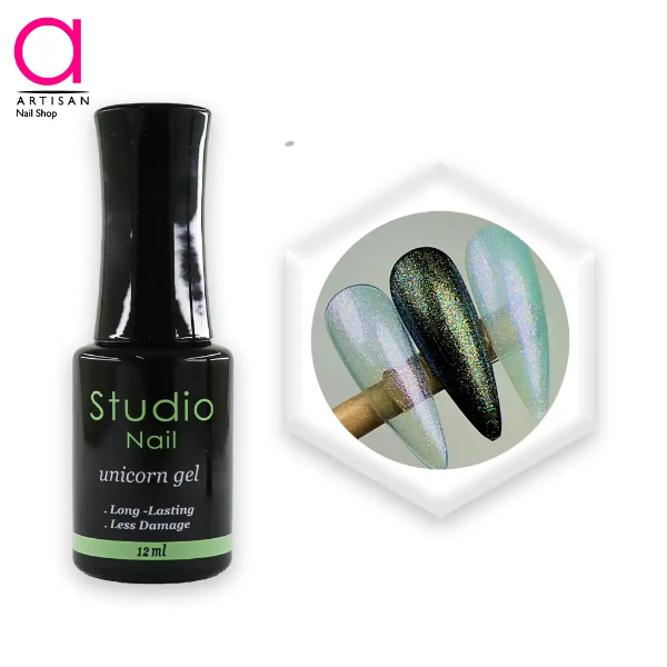 تصویر  لاک ژل یونیکورن کد 3 استودیو Studio