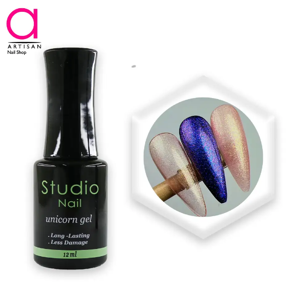 تصویر  لاک ژل یونیکورن کد 5 استودیو Studio