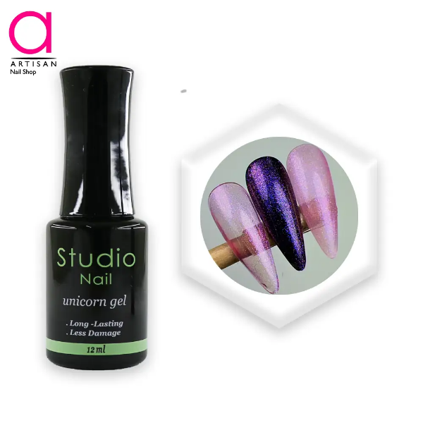 تصویر  لاک ژل یونیکورن کد 6 استودیو Studio