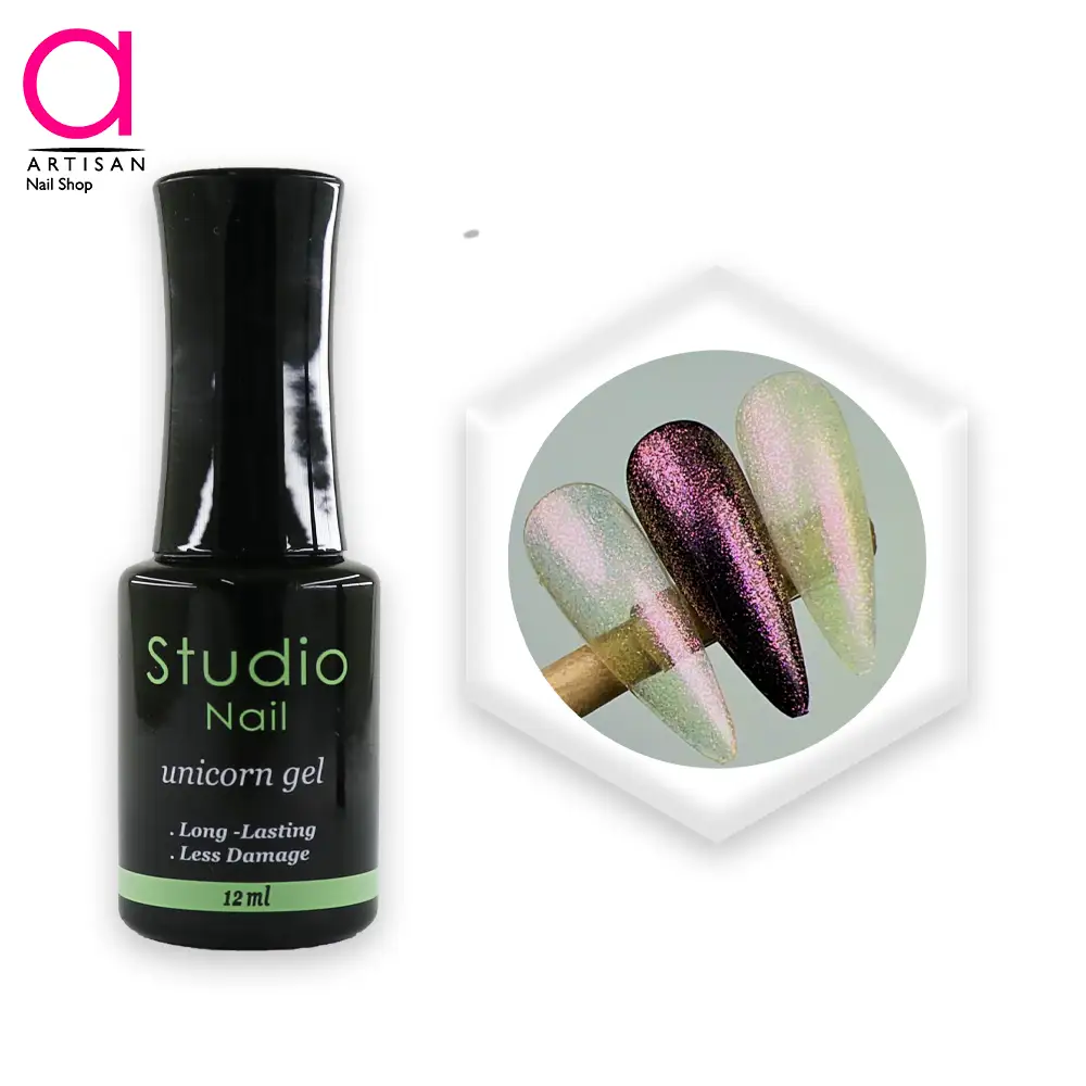 تصویر  لاک ژل یونیکورن کد 7 استودیو Studio