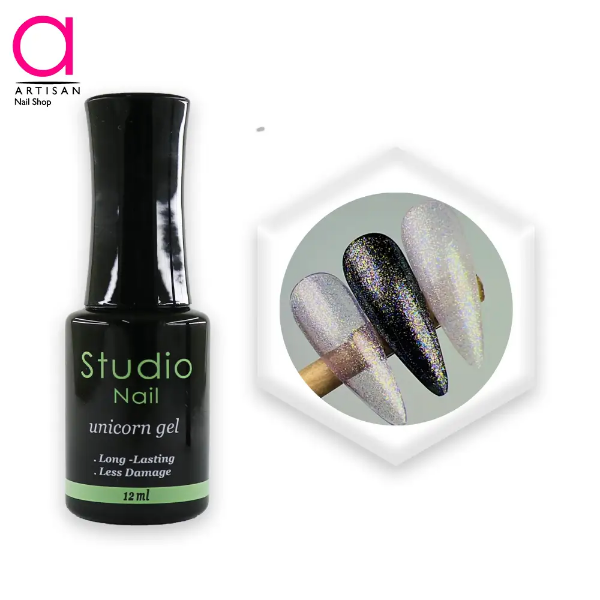 تصویر  لاک ژل یونیکورن کد 8 استودیو Studio