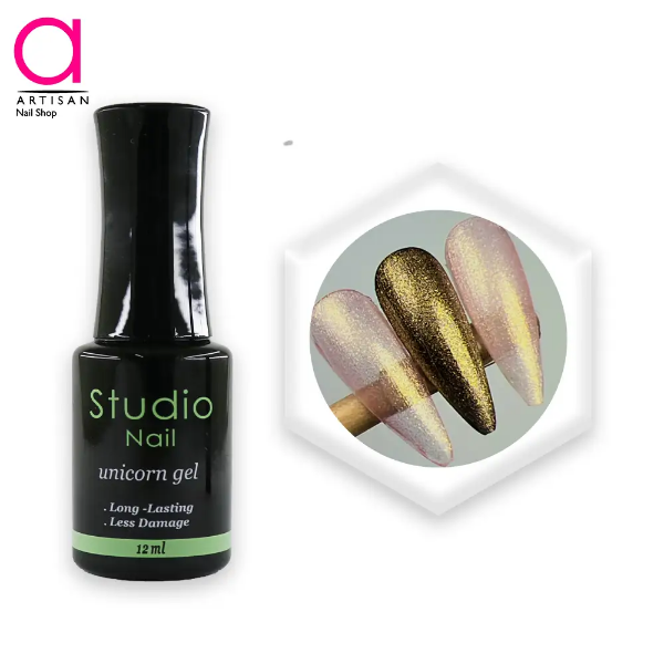 تصویر  لاک ژل یونیکورن کد 9 استودیو Studio
