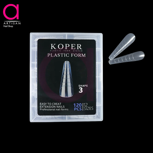 تصویر  قالب کاشت ژل ناخن میندال شماره 3 کوپر koper