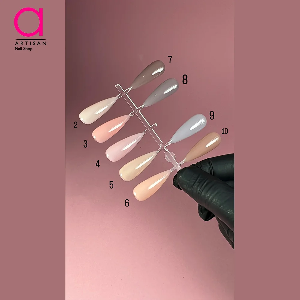 تصویر  لاک ژل بیس فرنچ ساده کد 3 بیبی ژل Baby Gel