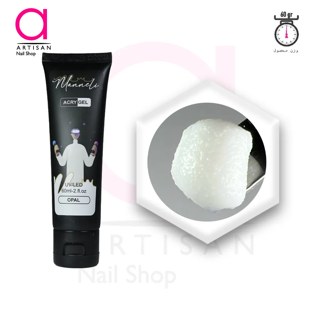 تصویر  پلی ژل کاشت ناخن opal مانلی Manneli