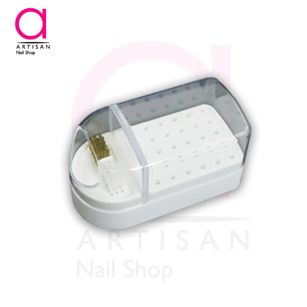 تصویر  استند سر سوهان ناخن + تمیز کننده سر سوهان