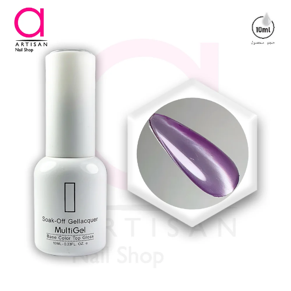 تصویر  لاک ژل آیس سرامیکی کد 13 مولتی ژل Multi Gel