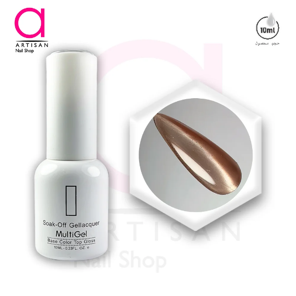 تصویر  لاک ژل آیس سرامیکی کد 14 مولتی ژل Multi Gel