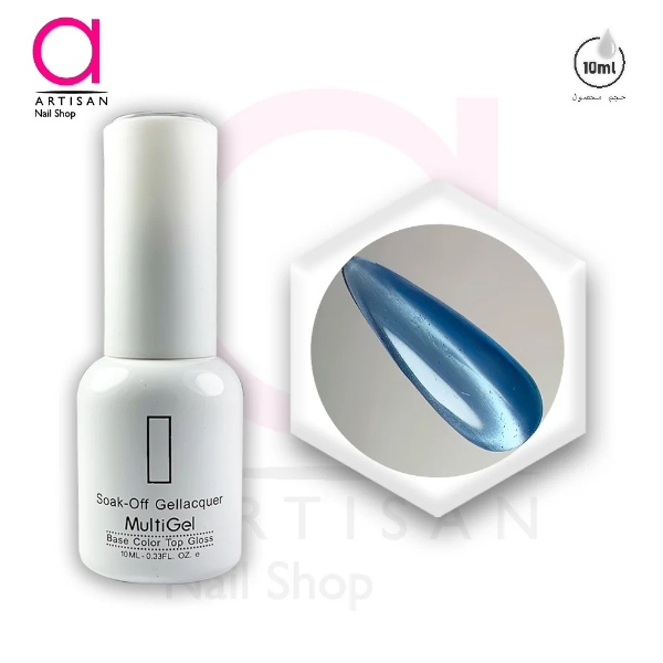 تصویر  لاک ژل آیس سرامیکی کد 15 مولتی ژل Multi Gel