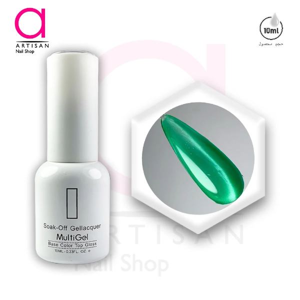 تصویر  لاک ژل آیس سرامیکی کد 16 مولتی ژل Multi Gel