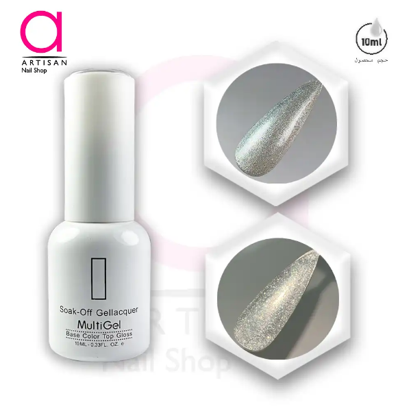 تصویر  لاک ژل دیسکو کد 1 مولتی ژل Multi Gel