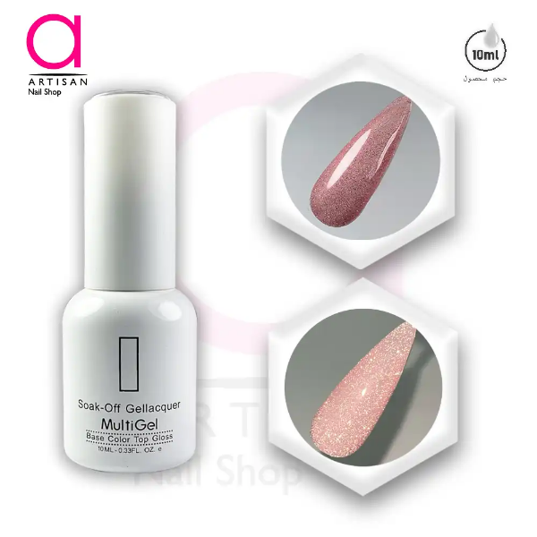 تصویر  لاک ژل دیسکو کد 3 مولتی ژل Multi Gel