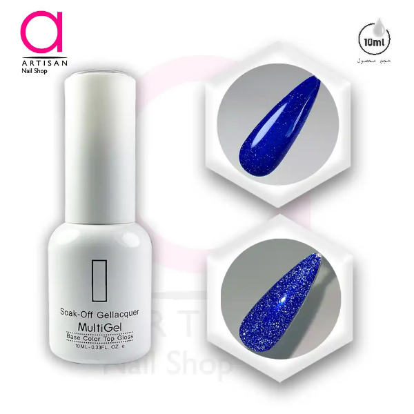 تصویر  لاک ژل دیسکو کد 13 مولتی ژل Multi Gel