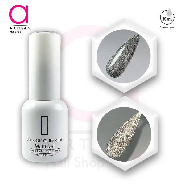 تصویر  لاک ژل دیسکو کد 14 مولتی ژل Multi Gel