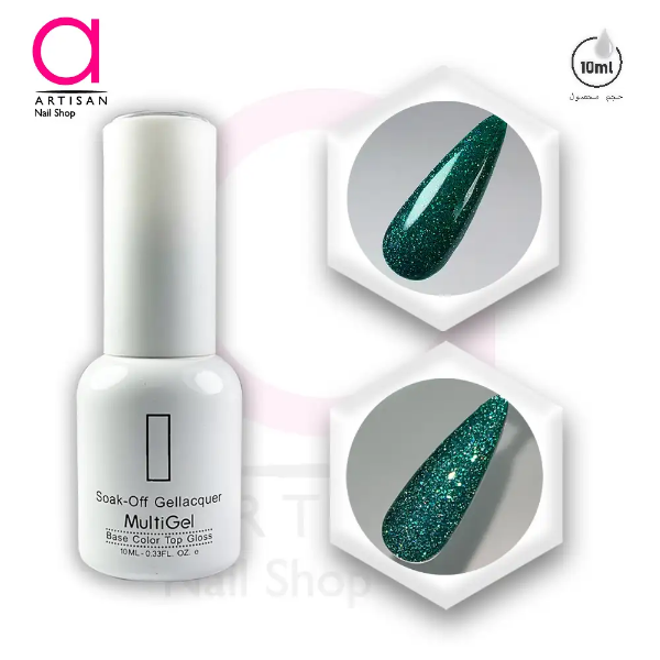 تصویر  لاک ژل دیسکو کد 27 مولتی ژل Multi Gel