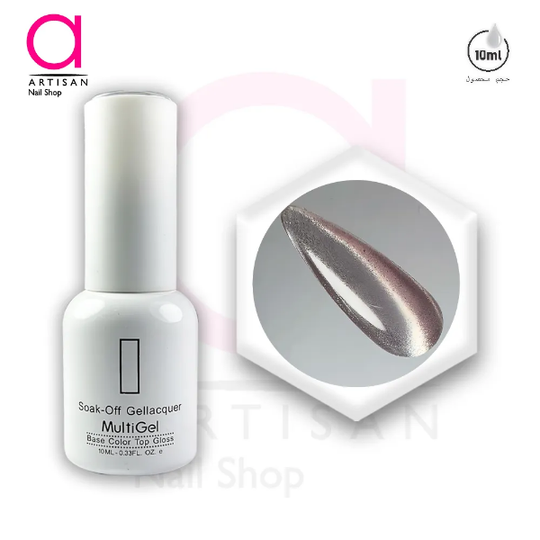 تصویر  لاک ژل آیس کد 4 مولتی ژل Multi Gel