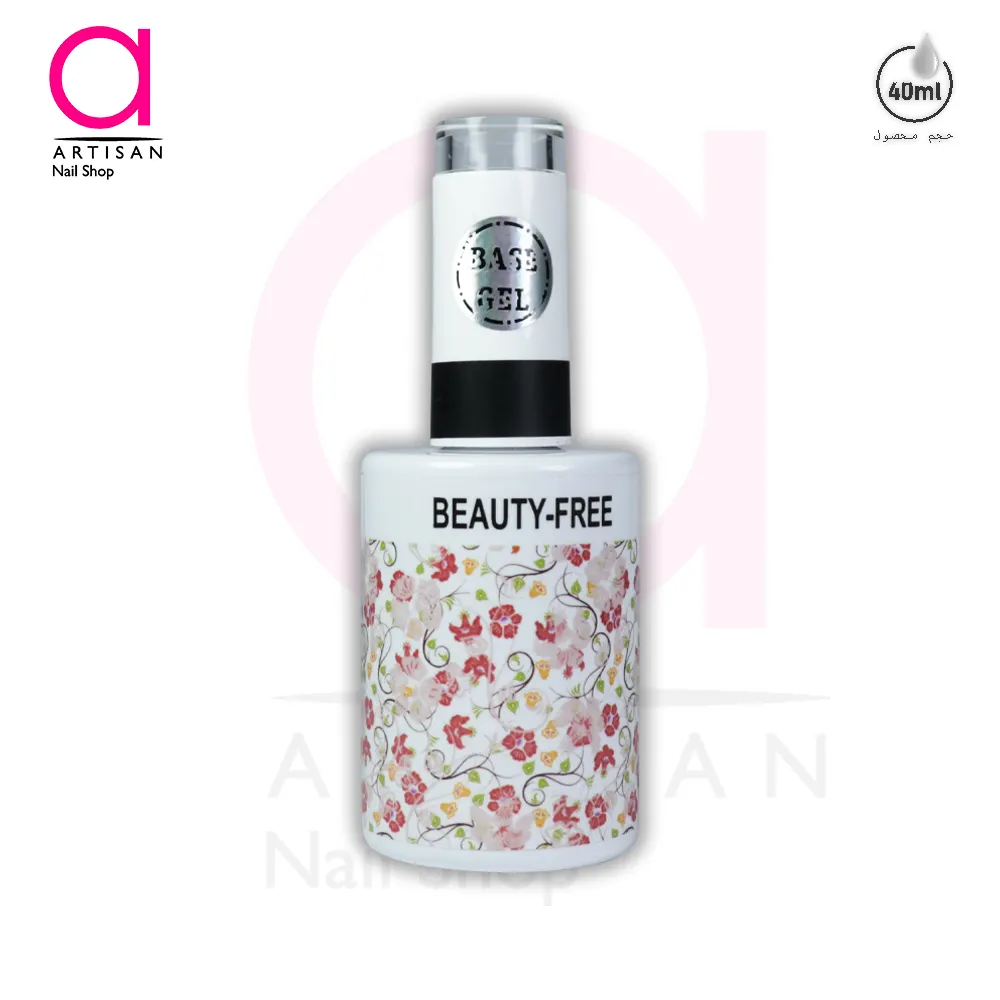 تصویر  بیس ژل کاشت ناخن 40 میل بیوتی فری Beauty free