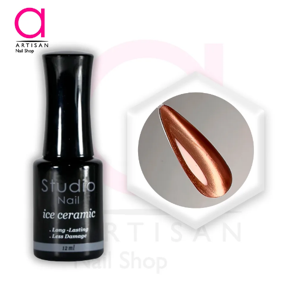 تصویر  لاک ژل آیس سرامیکی کد 13 استودیو Studio