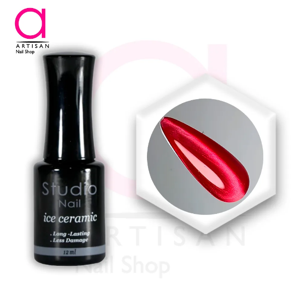 تصویر  لاک ژل آیس سرامیکی کد 15 استودیو Studio