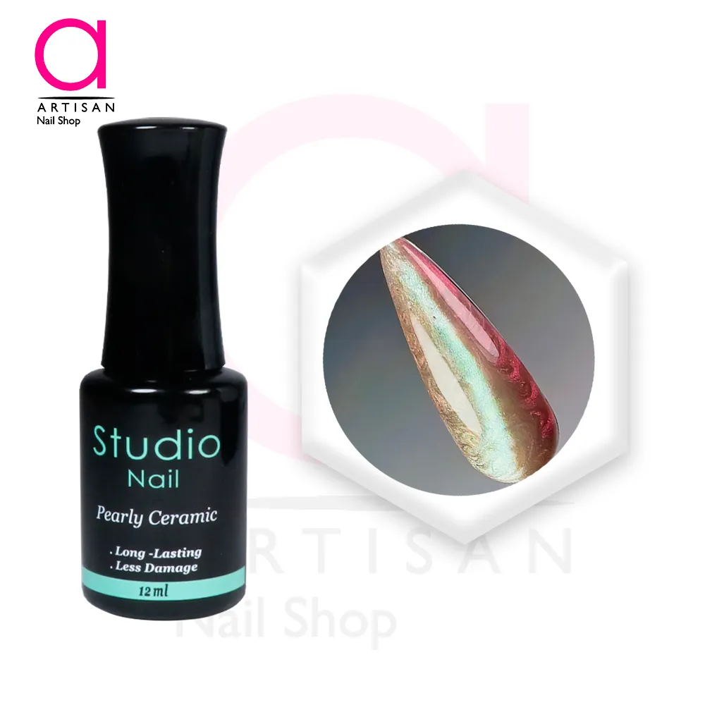 تصویر  لاک ژل پرلی سرامیک کد 2 استودیو Studio