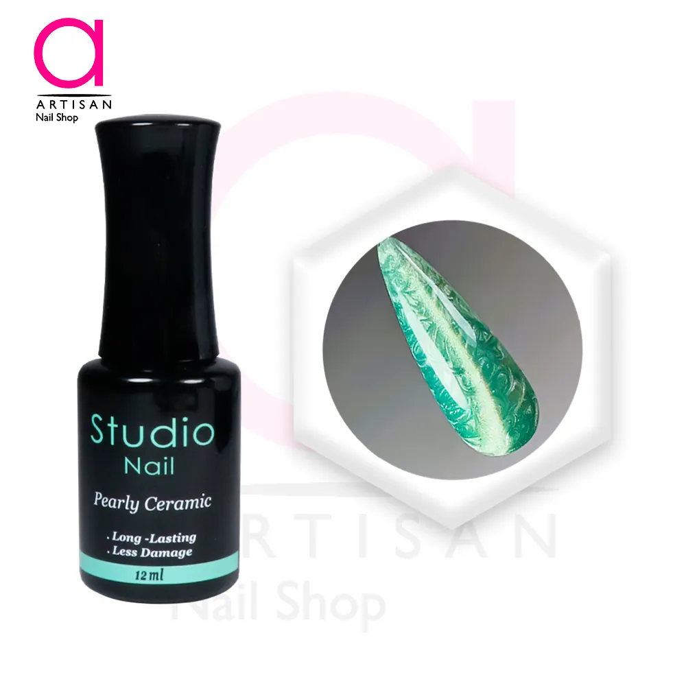 تصویر  لاک ژل پرلی سرامیک کد 4 استودیو Studio