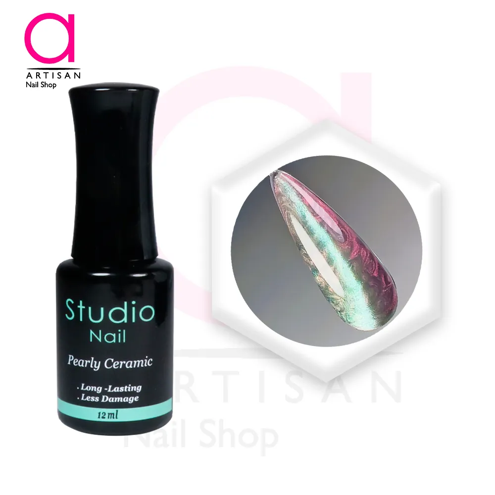 تصویر  لاک ژل پرلی سرامیک کد 5 استودیو Studio