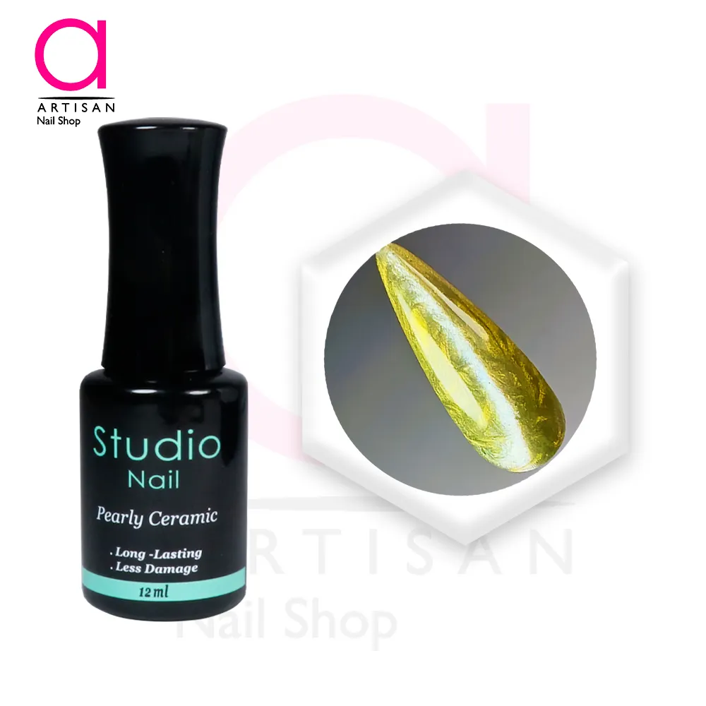 تصویر  لاک ژل پرلی سرامیک کد 6 استودیو Studio