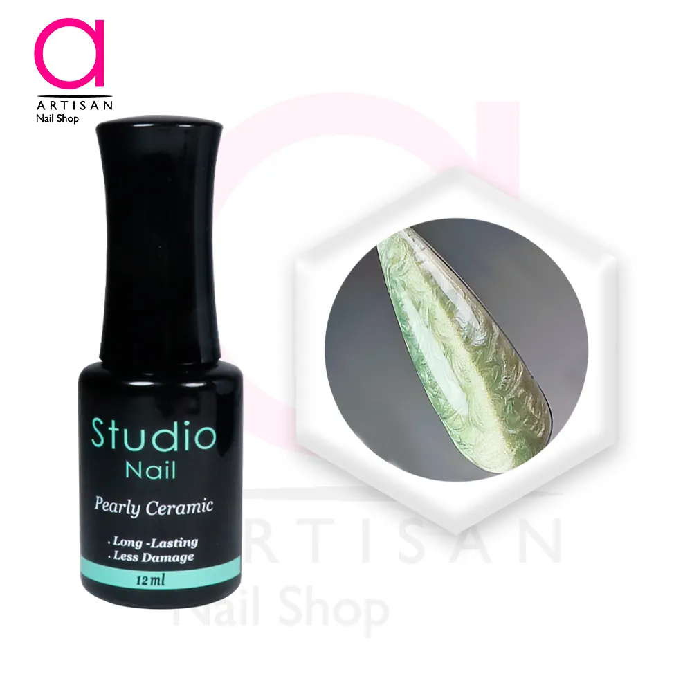 تصویر  لاک ژل پرلی سرامیک کد 7 استودیو Studio