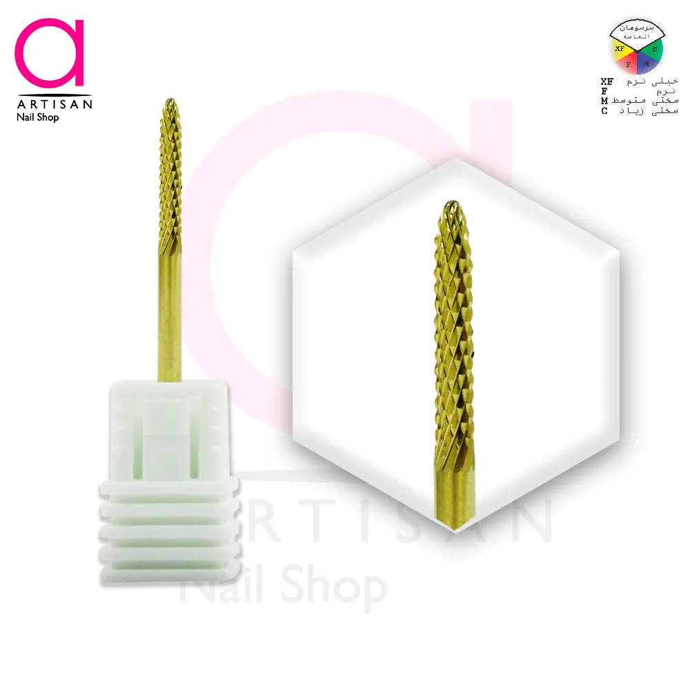 تصویر  سر سوهان الماسه ناخن میخی سرگرد طلایی ویلسون WILSON