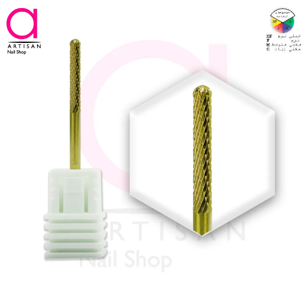 تصویر  سر سوهان الماسه ناخن دورگیری استوانه ای سرگرد طلایی ویلسون WILSON