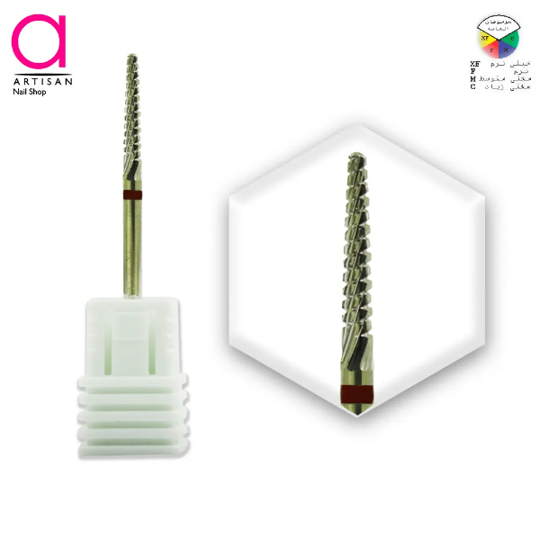 تصویر  سر سوهان الماسه ناخن میخی سرگرد نوار قرمز ویلسون WILSON