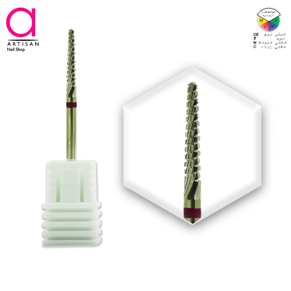 تصویر  سر سوهان الماسه ناخن میخی سرگرد نوار بنفش ویلسون WILSON