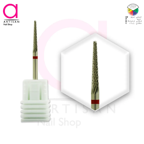 تصویر  سر سوهان الماسه ناخن دورگیری میخی نوار قرمز ویلسون Willson