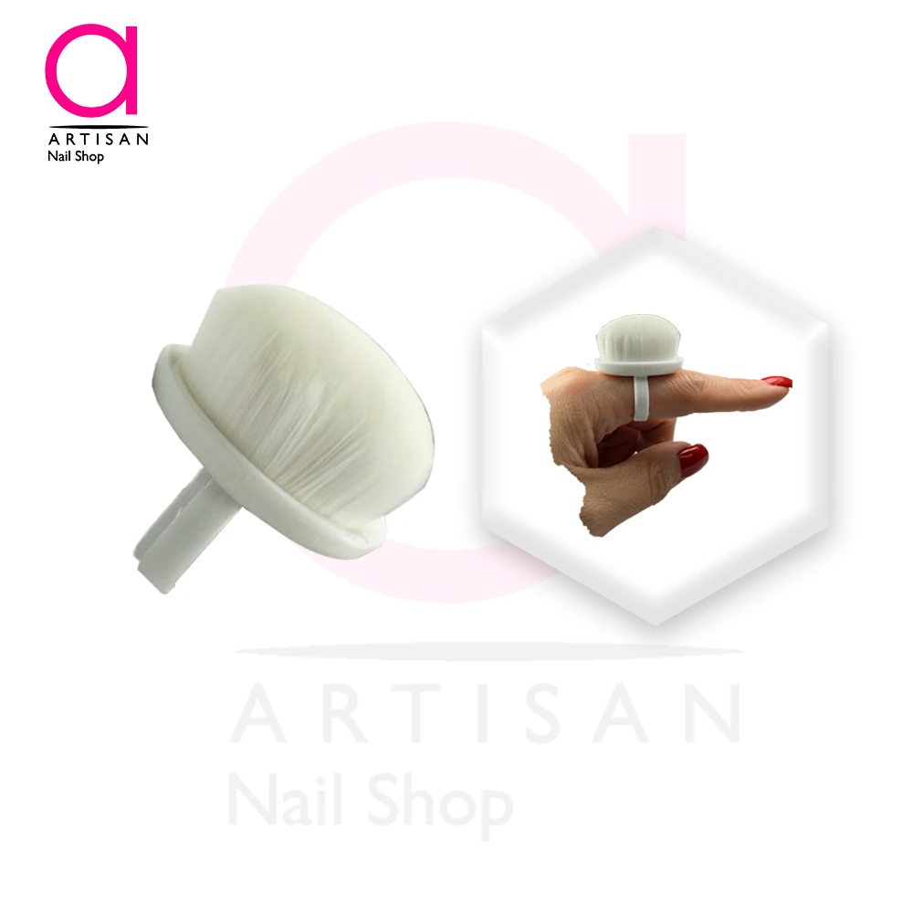 تصویر   فرچه کاشت ناخن انگشتی سفید