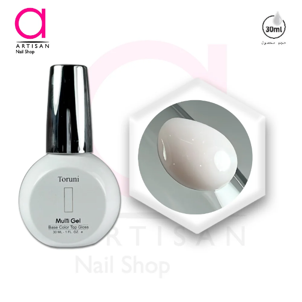 تصویر   رابر بیس(لمینت)کاشت ناخن کد 3 مولتی ژل Multi Gel