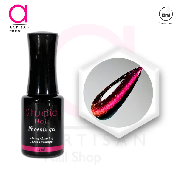تصویر  لاک ژل فونیکس کد 7 استودیو Studio