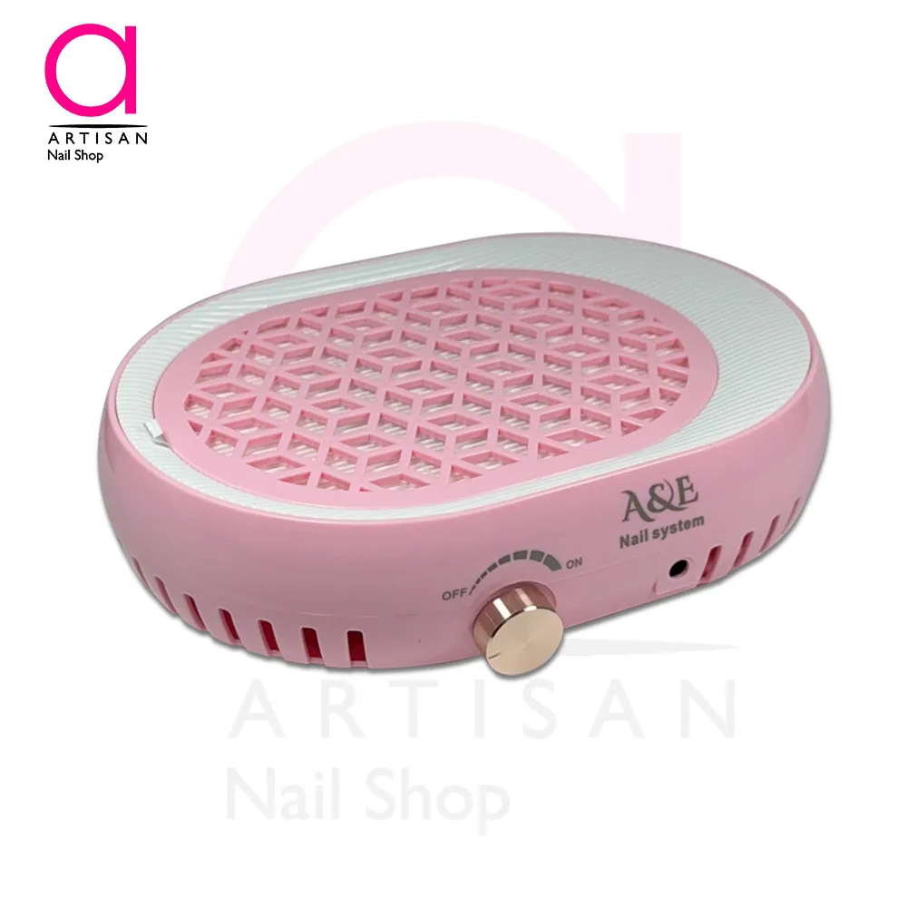 تصویر  فن زیر دست فیلتر دار بیضی (صورتی) ناخن کار ای اند ای A&E