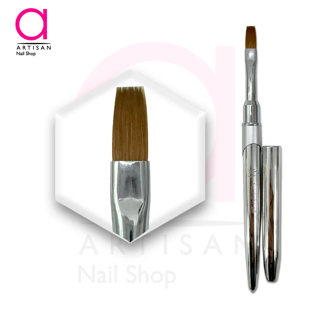 تصویر  قلم سر تخت کاشت ناخن پودر شماره 8 آی بی آی Ibi