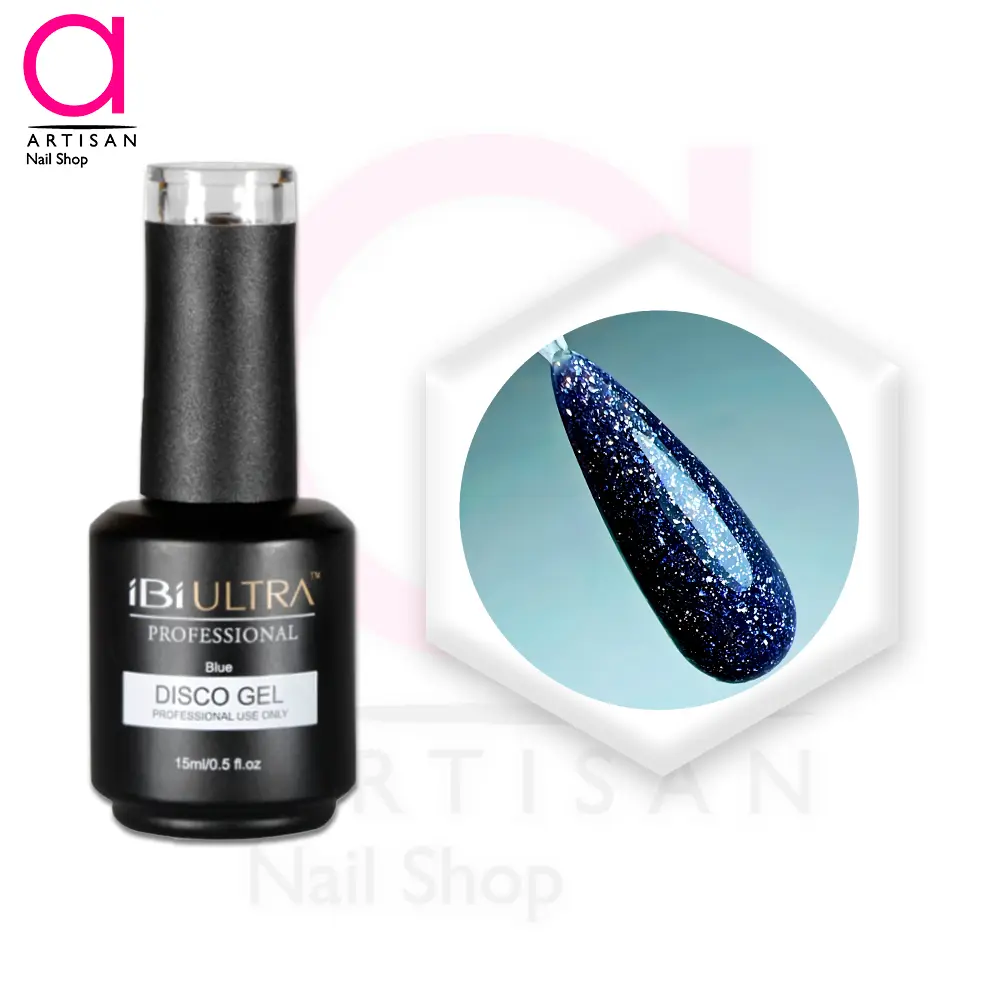تصویر  لاک ژل دیسکو کد 9 آی بی آی Ibi